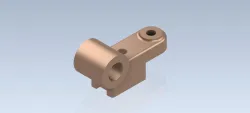 3D CAD Basic exercise/ Index Arm/ Brazo índice/ Autodesk Inventor Pro