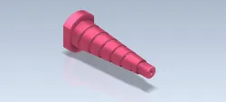 3D CAD Basic exercise/ Rotating Axis/ Eje Giratorio/Autodesk Inventor Pro