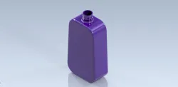 3D CAD Basic exercise/ Simple Plastic Bottle/Botella de Plástico/Autodesk Inventor Pro