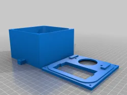 4x4x3 Outlet Box for Drok LED Power Meter and NEMA Outlet