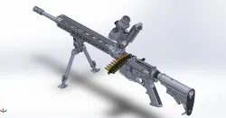 5.56 Belt-Fed Light Machine Gun