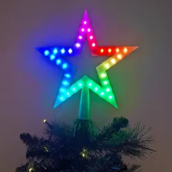 Addressable LED Strip Christmas Star Tree Topper