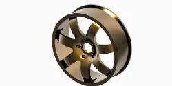 Alloy wheel rim