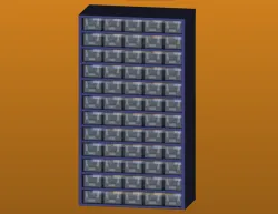 Component Organiser - 60 Drawers