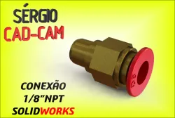 Conexão Pneumática 1/8 npt