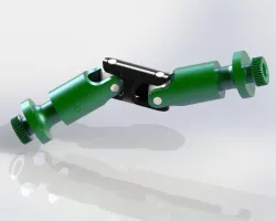 Coupling - Cardan - Double Universal joint (Acople - Cardan - Junta Universal Doble)
