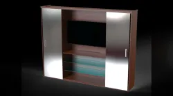 Custom Wardrobe with TV