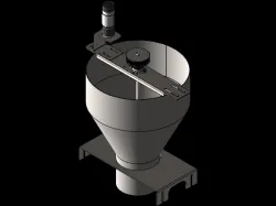 Cylindrical Hopper Mixer
