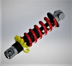 Design of Shock Absorber Using SolidWorks