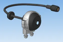 Digital camera with mounting bracket