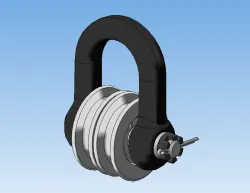 Double rigging suspension block