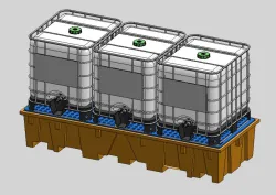 Drip Tray for 3x IBC tank