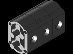 Dry sump pump 3D
