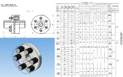 Elastic bush-pin coupling