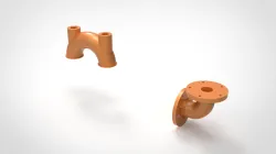 Elbow and Suspension component - CATIA