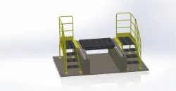 ESCADA E PLATAFORMA
