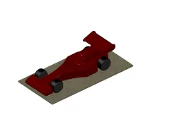 F1 car semi model