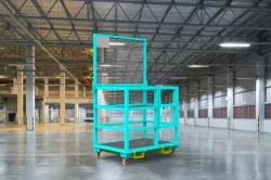 Forklift safety cage