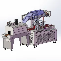 Full automatic edge seal heat shrinkable machine