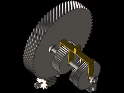 Gear Box with simple changing mechanism