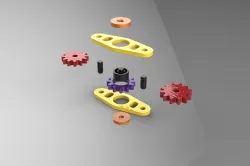 gear fidget spinner
