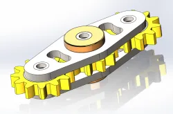 Gear fidget spinner