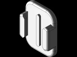 GoPro flat mount