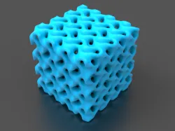 Gyroid Lattice-cube