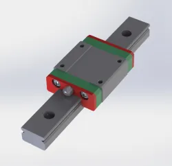 HIWIN MG Series MGN15CZFC Block & MGNR15R Rail