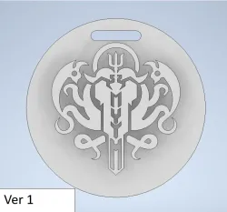 hololive myth keychain coin 