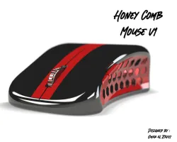 Hony comb themed mouse