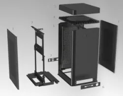 ITX computer case, tower type