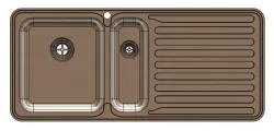 Kitchen Sink with double drainer