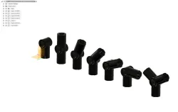 Lego Technic Axel & Pin Angled connectors