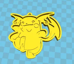 Llavero de Raichu - Raichu Keychain 