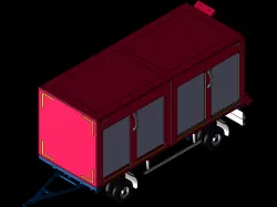 Mobile Doll House in 1:6 scale