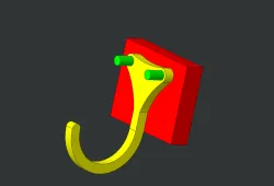MODEL SHIRT HANGER DESIGN IN CREO