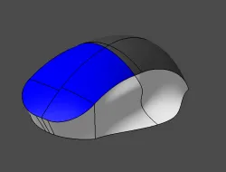 Mouse Design with Catia Surfaces