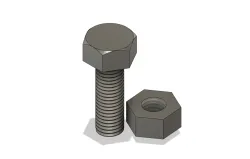 NUT & BOLT| FUSION 360 | MODEL