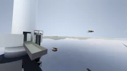 Ocean research amphibious drone. Hydrogen powered.