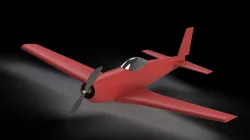 P-51 Mustang based 3D Print RC Plane
