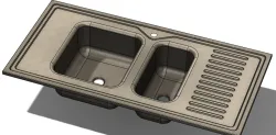 Pressed Kitchen Sink