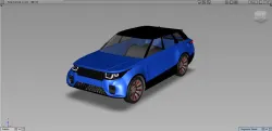 Range Rover - Autodesk Alias Autostudio model