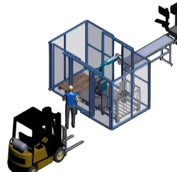 robot packaging cell