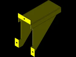 Sabots de protection montant rack