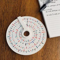 Seximal/Senary Circular Slide Rule