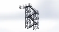 Silo Tank Staircase