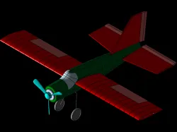 Single Propeller Airplane