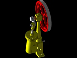 STEAM ENGINE ASSEMBY Motion Study