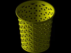 The plastic basket